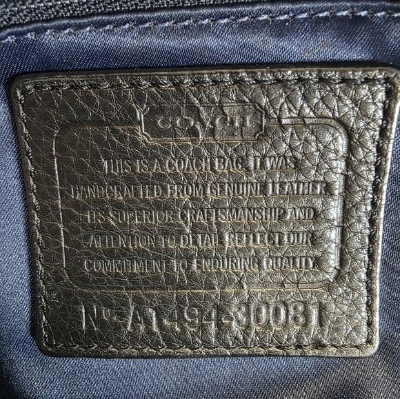 Coach Madison Georgie Satchel in black leather - Picture 2 of 15